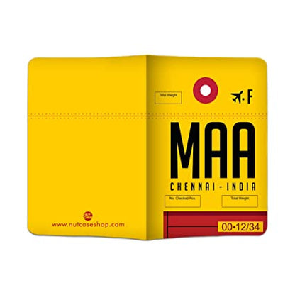 Designer Passport Cover - Chennai City Nutcase