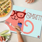 Personalized Fabric Table Mats For Kids  -  Office Cat