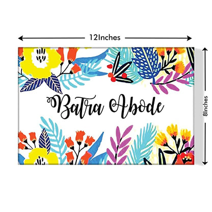 Personalized Door Name Plate - Paradise Garden