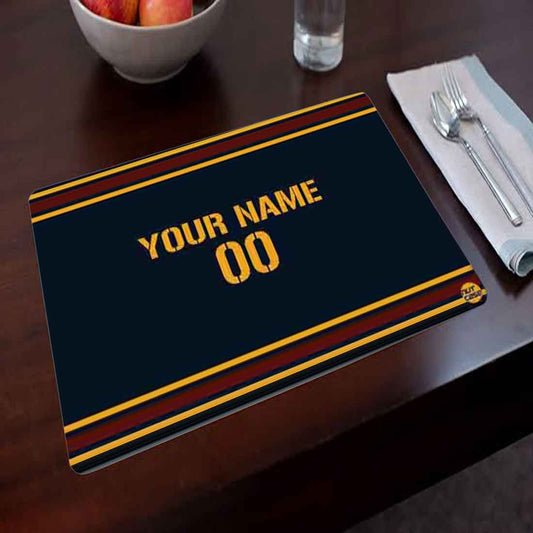 Personalized Fabric Table Mats For Kids - Name Title