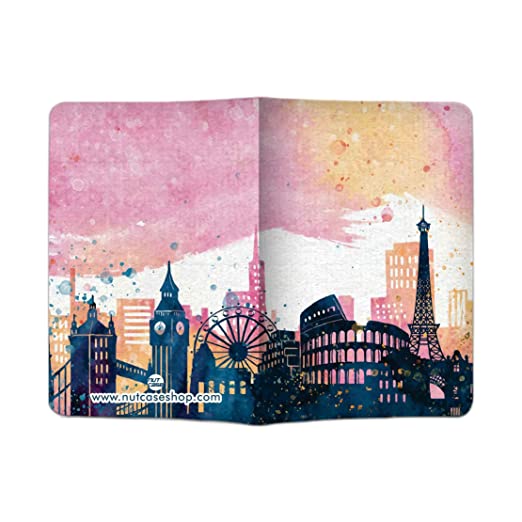 Designer Passport Cover - Paris City Art