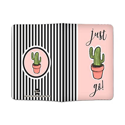 Designer Passport Cover - Baby Plant Pink