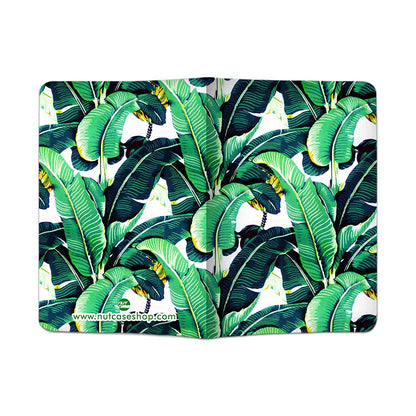 Designer Passport Cover - Leaves Nutcase