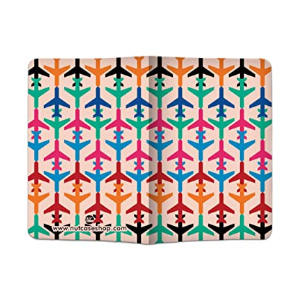 Designer Passport Cover - Colorful Planes