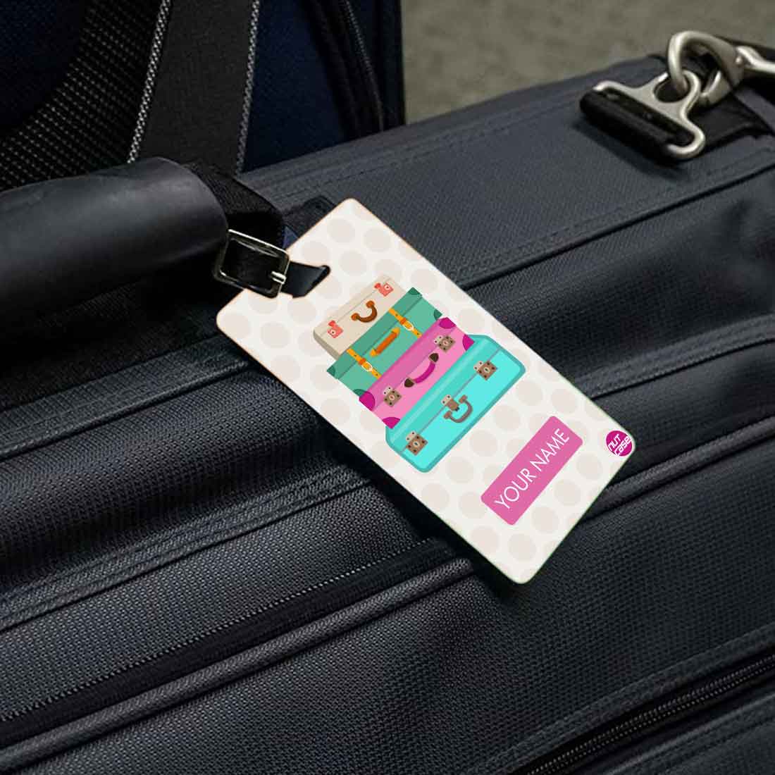 Personalized Luggage Tags Identification Tag for Suitcase Set 2 - Baggage