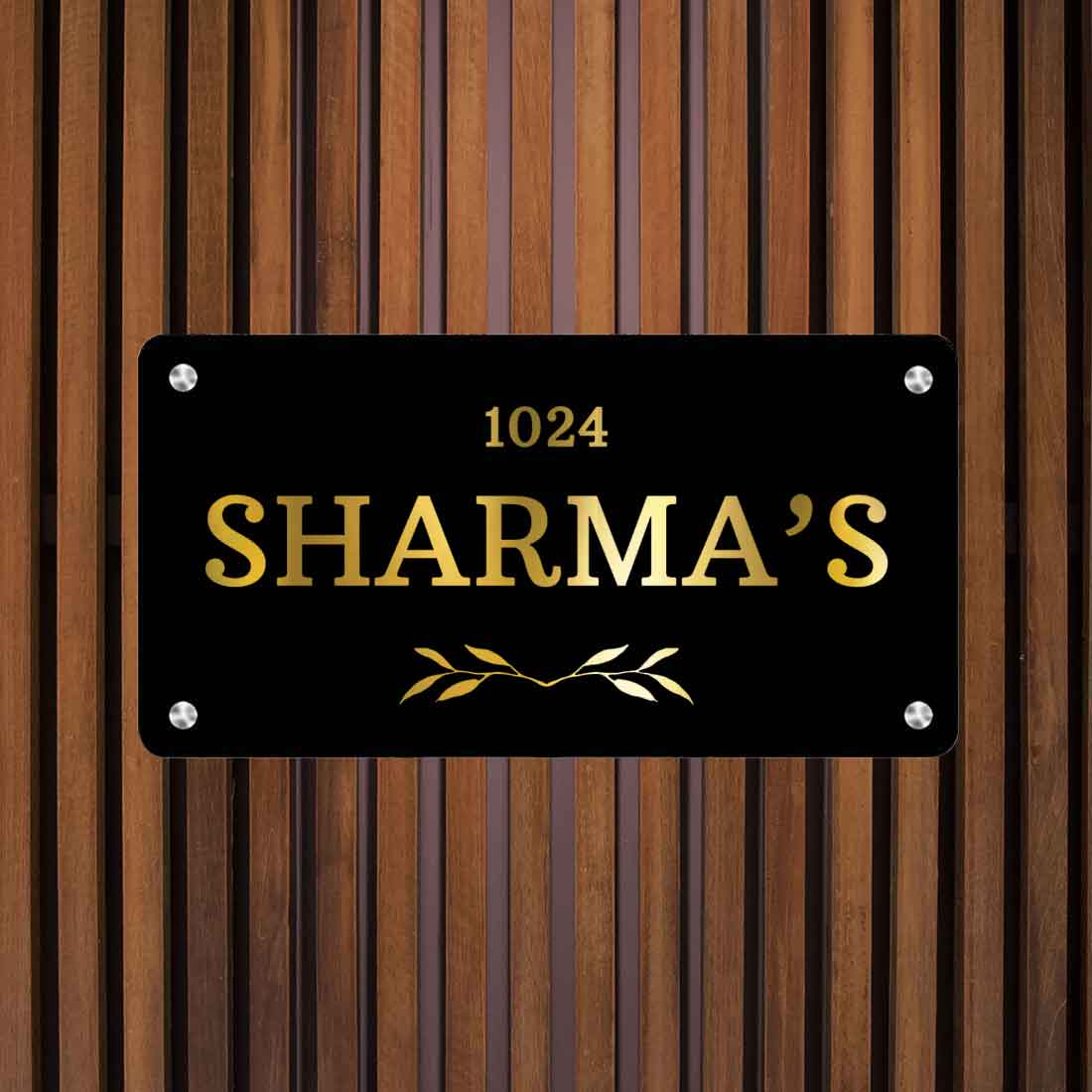 Personalized Outdoor Metal Name Plates for Home | Natcase – Nutcase