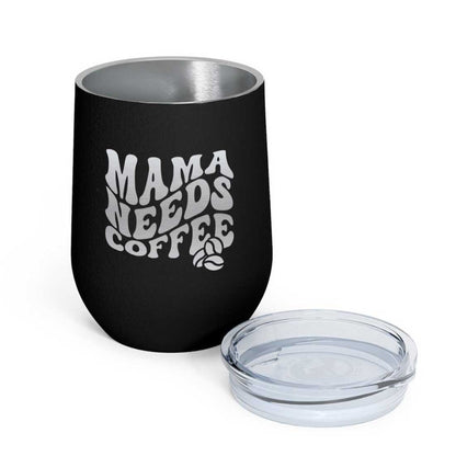 Mothers Day Gifts Designer Travel Coffee Mug With Lid Gift for Mom  - Mama Needs Coffee