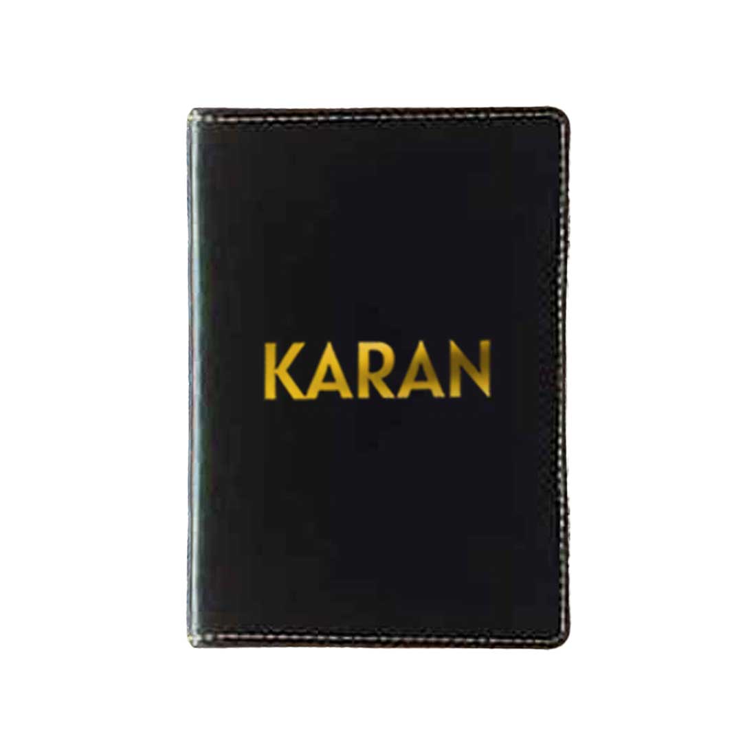Personalized Vegan Leather Passport Holder for Men & Women - Add Name