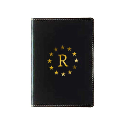 PU Leather Customized Travel Wallet Passport Holder for Men - Star