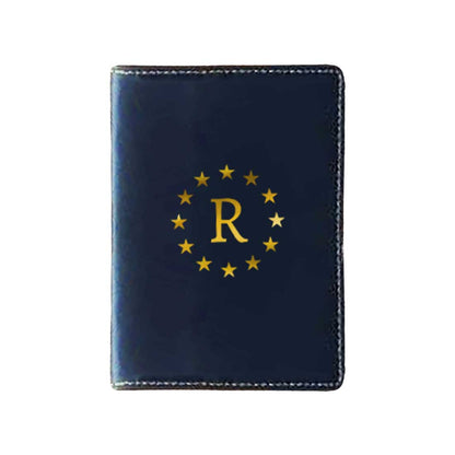 PU Leather Customized Travel Wallet Passport Holder for Men - Star