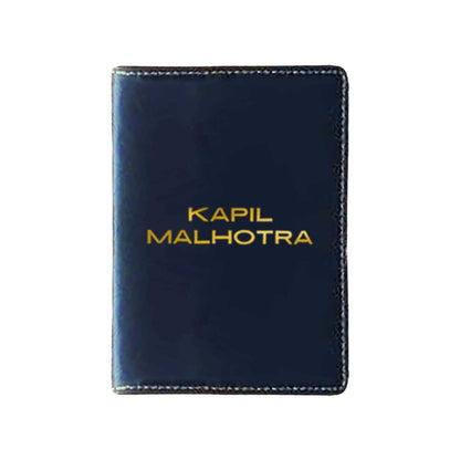 Leather Customised Passport Case Holder - Add name