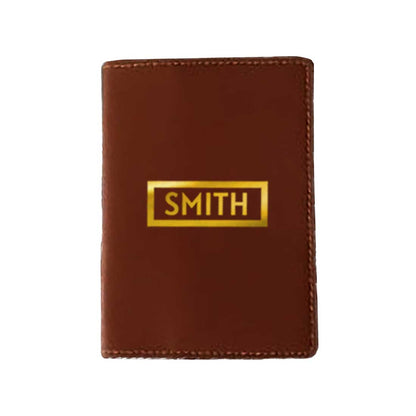 Personalized PU Leather Passport Holder With Name - Add Name