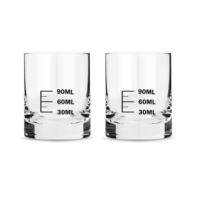 Whiskey Glasses Liquor Glass-  Anniversary Birthday Gift Funny Gifts for Husband Bf - 30ML 60ML 90ML