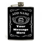 Classic Personalized Hip Flask - Bourbon Whiskey - Nutcase