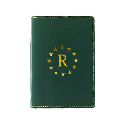 PU Leather Customized Travel Wallet Passport Holder for Men - Star