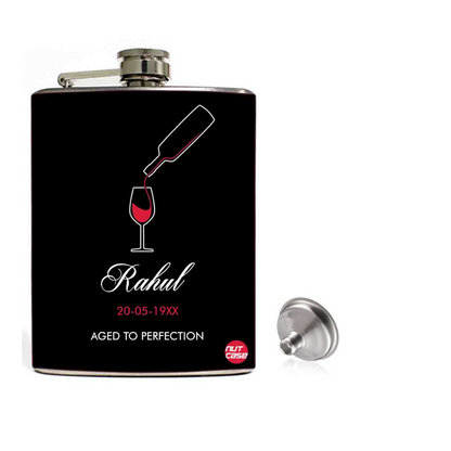 Groomsman Gifts Personalized Hip Flask With Funnel