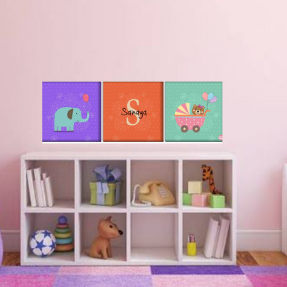 Personalized Wall Decor - Baby Elephant