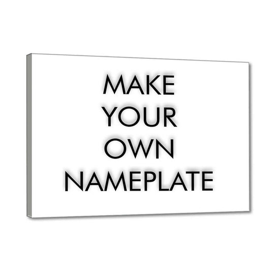 Make Your Own Name Plate Office Sign Board - Create Nameplate Nutcase