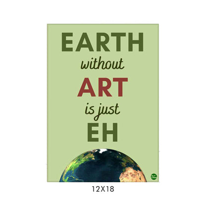 Designer Wall Art Decor Hanging for House - Earth Without Art Nutcase