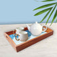 Wooden Tray with Handles Set of 3 for Kitchen Use