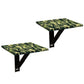 Fold Down Wall Mounted Folding Bedside Table With Desk - 8 Bit Camouflage Nutcase