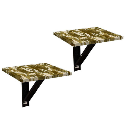 Set Top Box Stand Wall Mount - 8 Bit Camouflage Desert Storm Nutcase