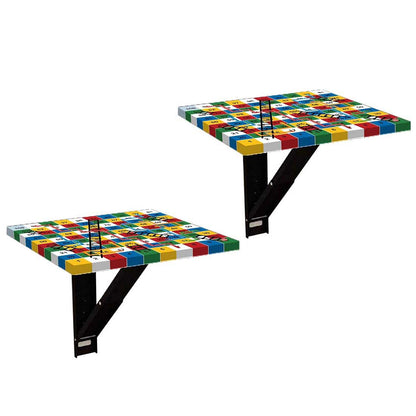 Bedside Table for Bedroom  - Snake Ladder Multicolor Nutcase