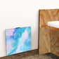 Wall Mounted Bedside Table  - Arctic Space Sky Blue Green Watercolor Nutcase