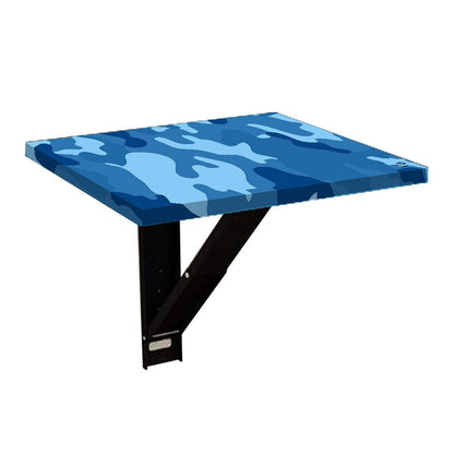 Hanging Fold Down Table - Army Camouflage Blue Nutcase