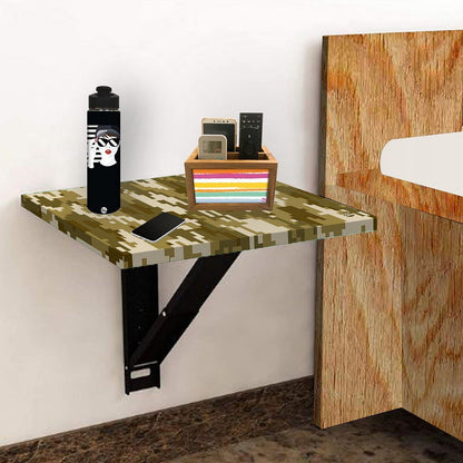 Set Top Box Stand Wall Mount - 8 Bit Camouflage Desert Storm Nutcase