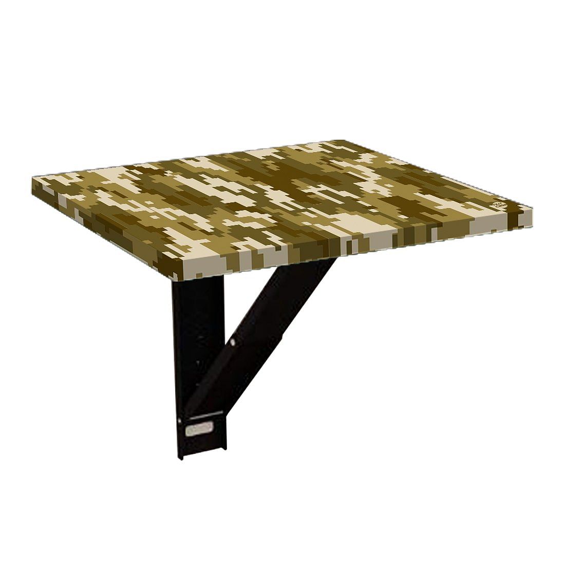 Set Top Box Stand Wall Mount - 8 Bit Camouflage Desert Storm Nutcase