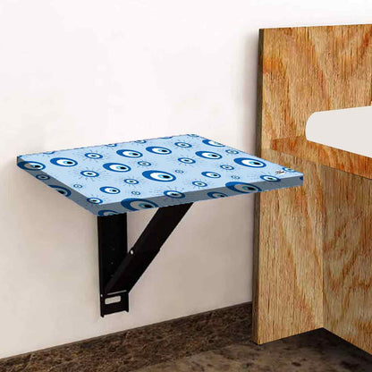 Fold Down Wall Hung Bedside Table with Desk for Laptop - Evil Eye Protector Nutcase