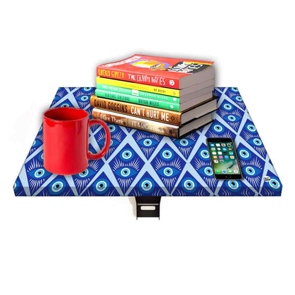 Fold Down Wall Fixed Bedside Table With Desk - Evil Eye Protector Nutcase