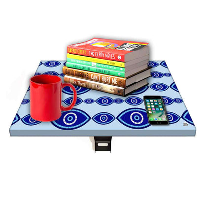 Fold Down Wall Fixed Bedside Table With Desk - Evil Eye Protector Nutcase