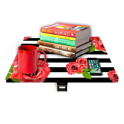 Fold Down Wall Hung Side Table - Red Flower Nutcase