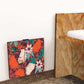 Set Top Box Stand Wall Mount Stylish - Orange Flower Nutcase