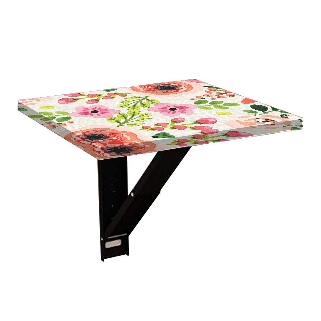 Tv Setup Box Stand Wall Mount - Watercolor Flower Nutcase