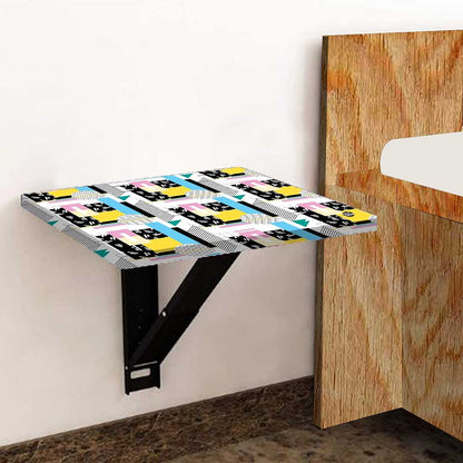 Floating Table for Wall  - Mix Box Pattern Nutcase