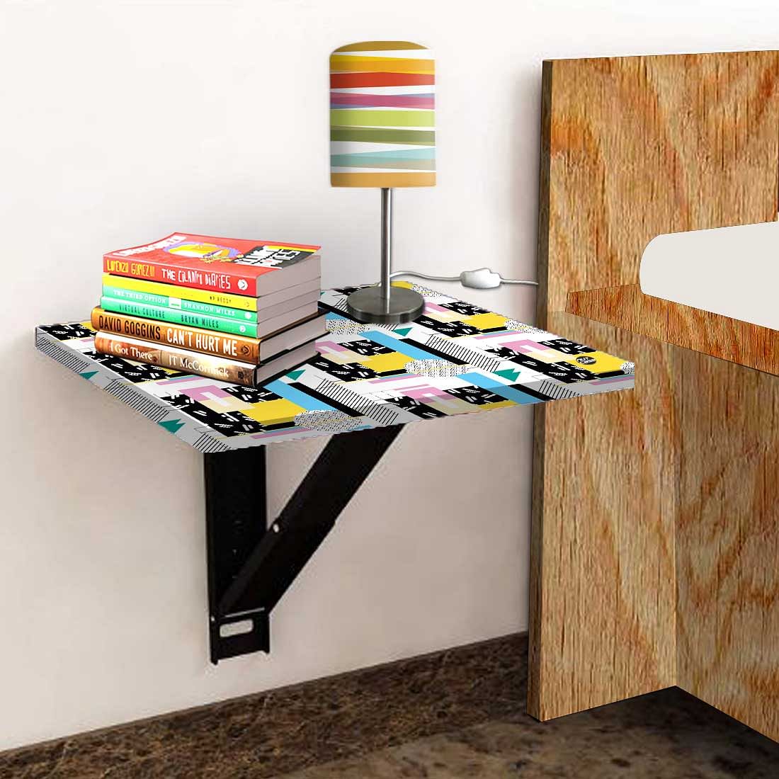 Floating Table for Wall  - Mix Box Pattern Nutcase