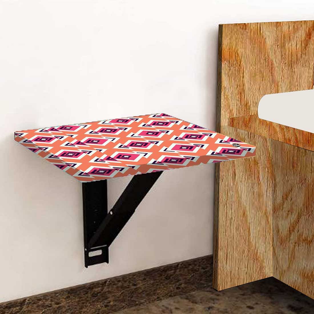 Bedside Table Floating - Diamond Pattern Nutcase