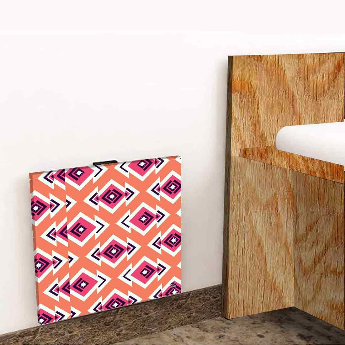 Bedside Table Floating - Diamond Pattern Nutcase