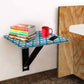 Wall Mounted Bedside Table - White Triangle Nutcase