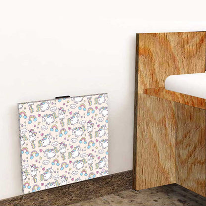 Folding Wall Mount Bedside Table - Unicorn Nutcase