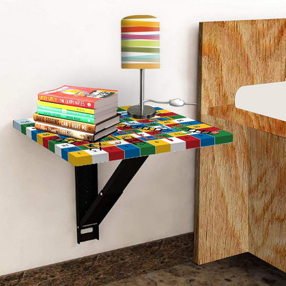 Bedside Table for Bedroom  - Snake Ladder Multicolor Nutcase