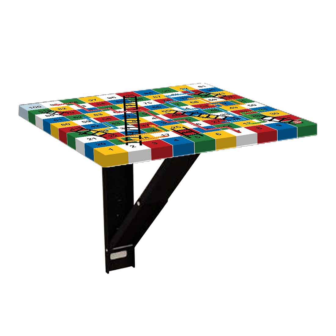 Bedside Table for Bedroom  - Snake Ladder Multicolor Nutcase