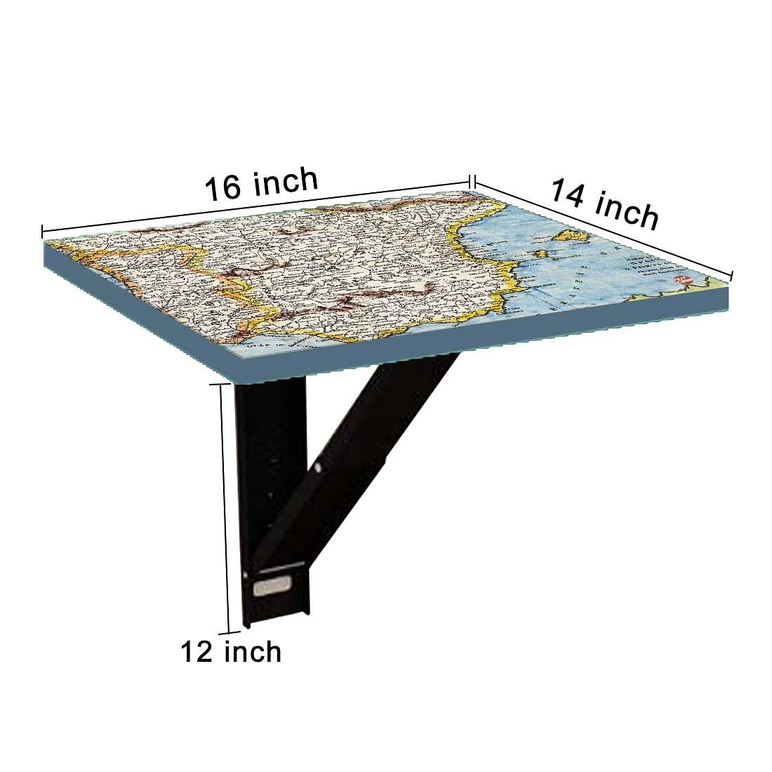 Set Top Box Stand Wall Mount Stylish - Map Nutcase