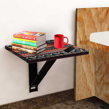 Wall Mounted Folding Bedside Table - Mexican Design Nutcase