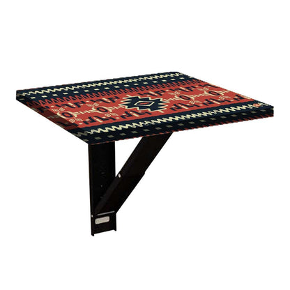 Floating Table for Wall  -  Brown Mexican Pattern Nutcase