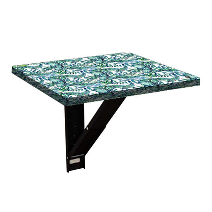 Side Table for Bedroom - Green Tropical Leaf Nutcase