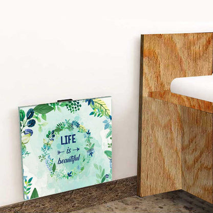 Bedside Table Folding Wall - Life is Beautiful Nutcase